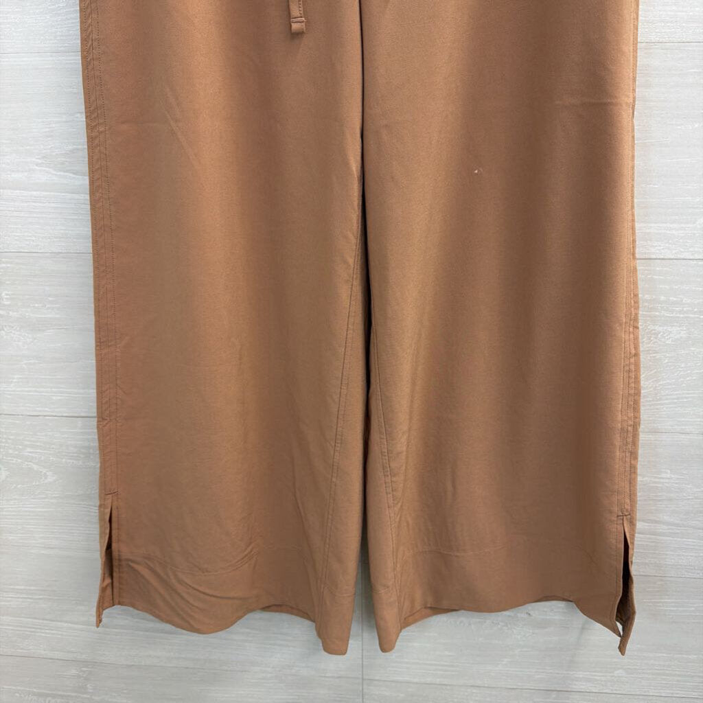 CRZ Yoga Brown Wide Leg Pull On Pants Medium
