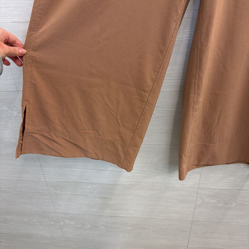 CRZ Yoga Brown Wide Leg Pull On Pants Medium