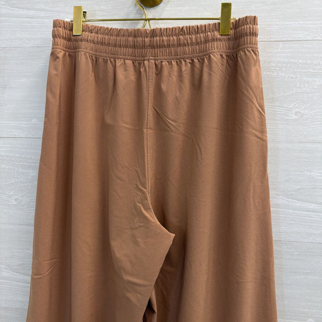 CRZ Yoga Brown Wide Leg Pull On Pants Medium