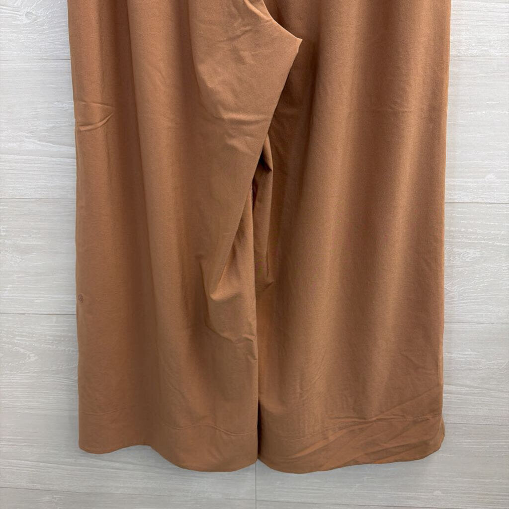 CRZ Yoga Brown Wide Leg Pull On Pants Medium