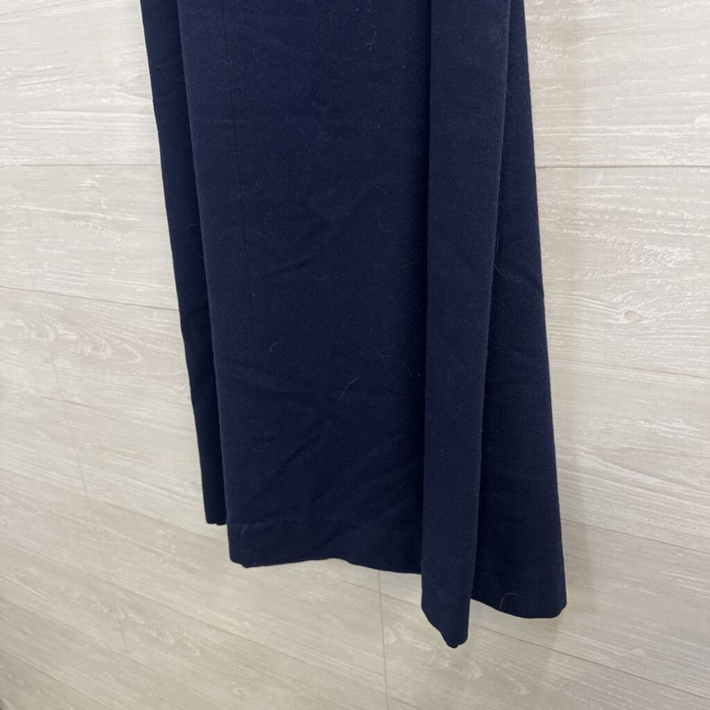 Vintage Navy/ Red Belt Maxi Skirt Medium