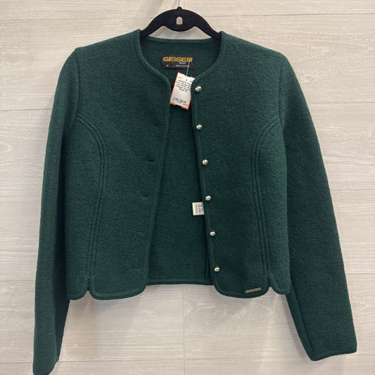 Vintage Geiger tyrol Green Wool Cropped Jacket 38