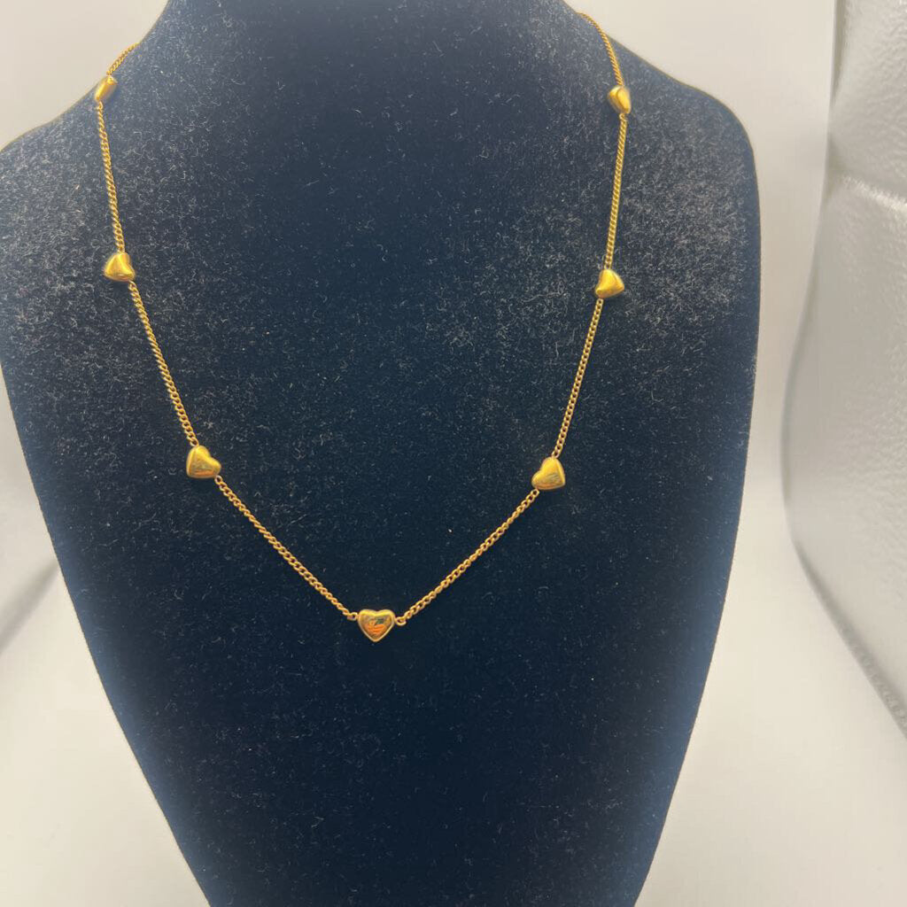 Gold Heart Necklace