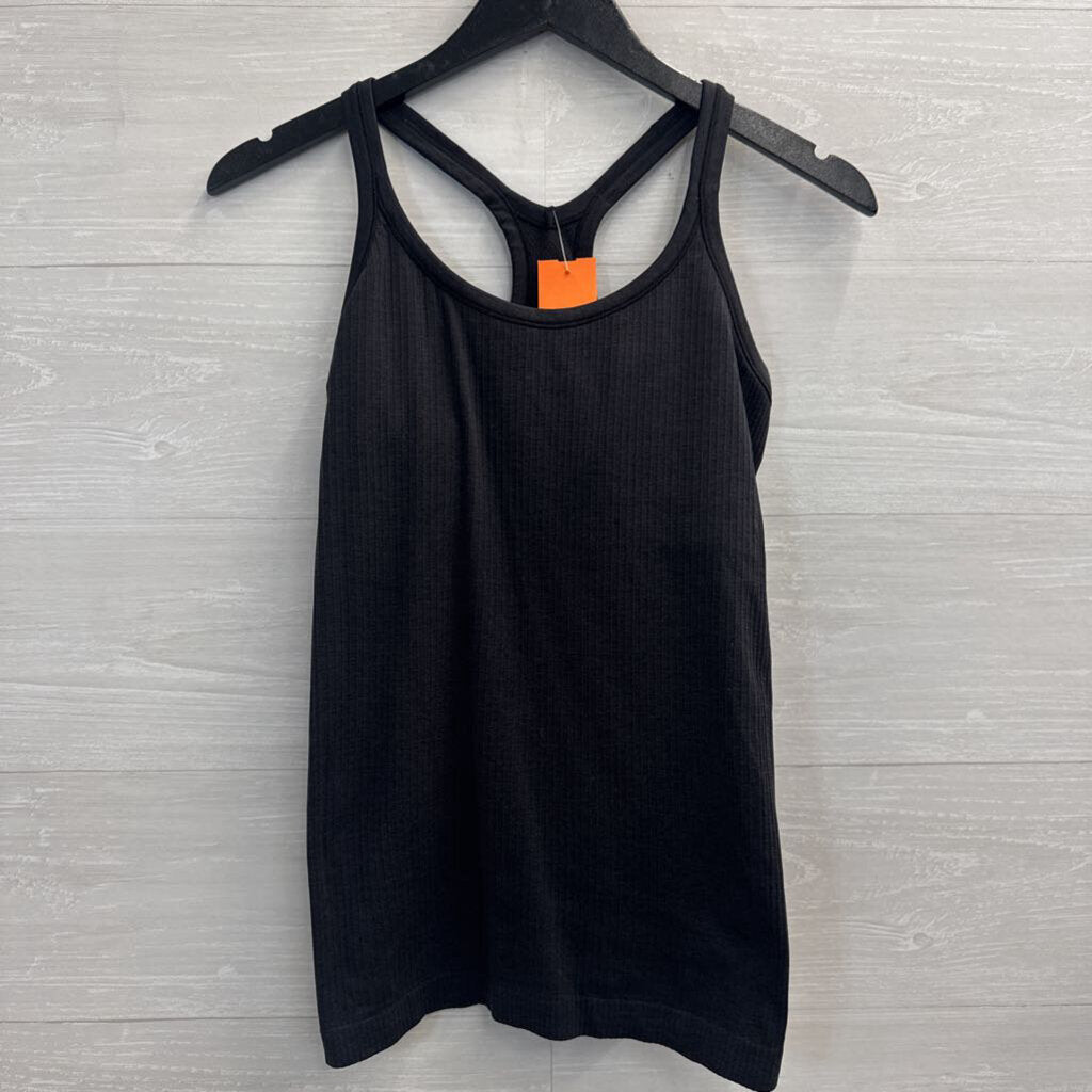 Lululemon Black Ribbed Tank Top 8