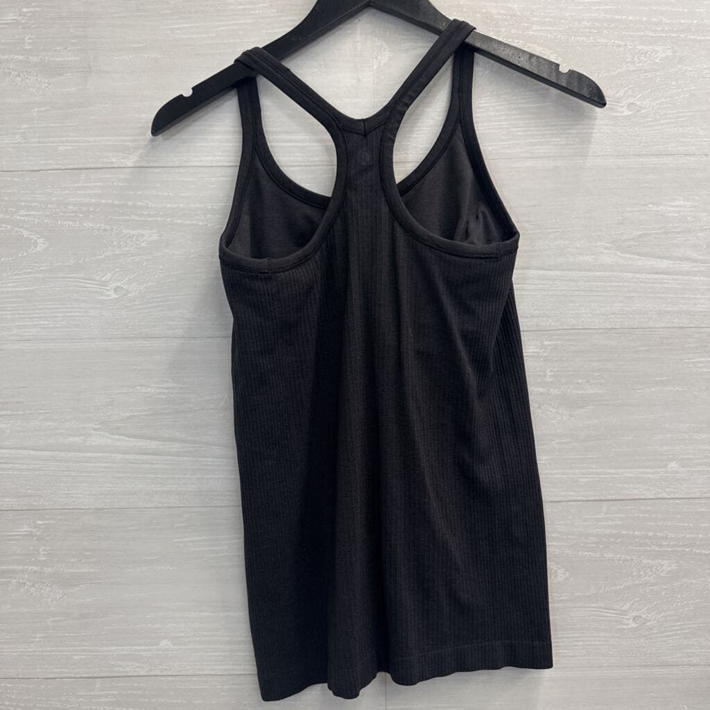 Lululemon Black Ribbed Tank Top 8