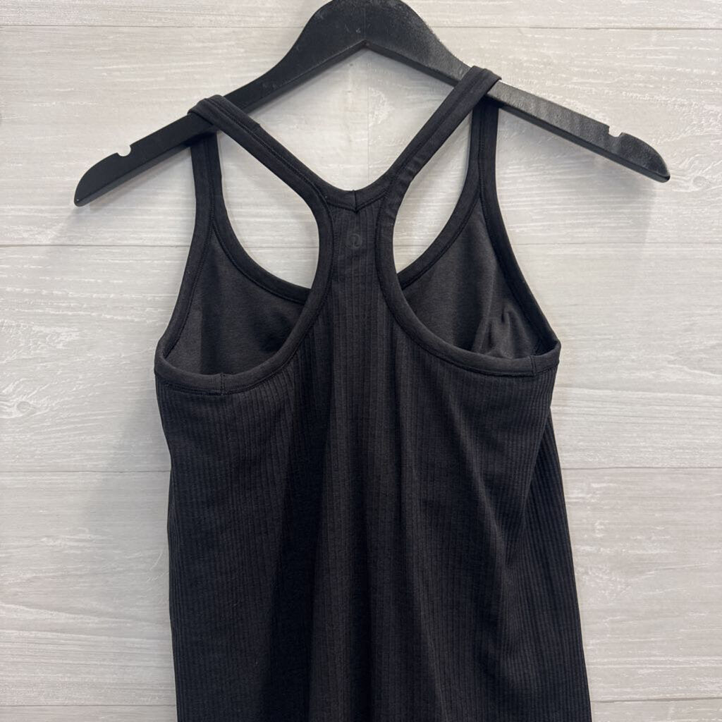Lululemon Black Ribbed Tank Top 8