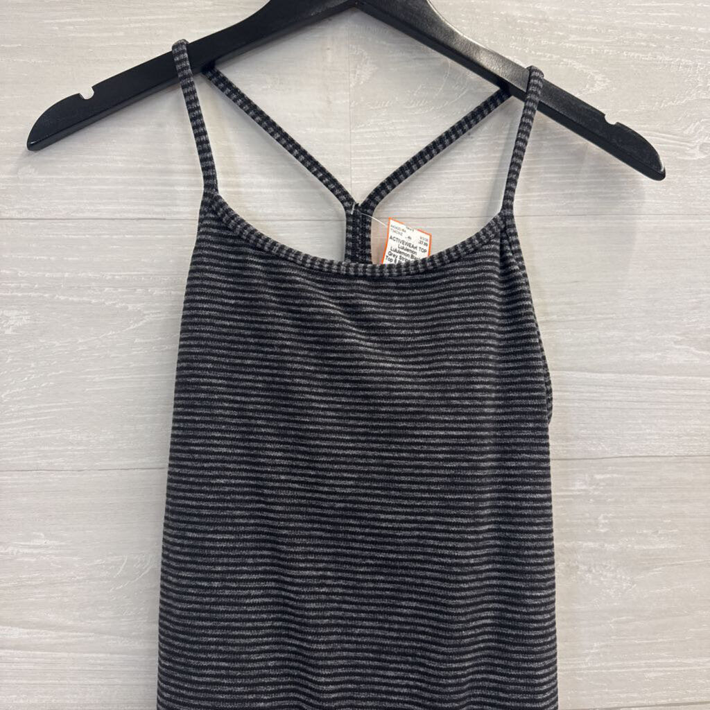 Lululemon Black/ Grey Striped Tank Top 6