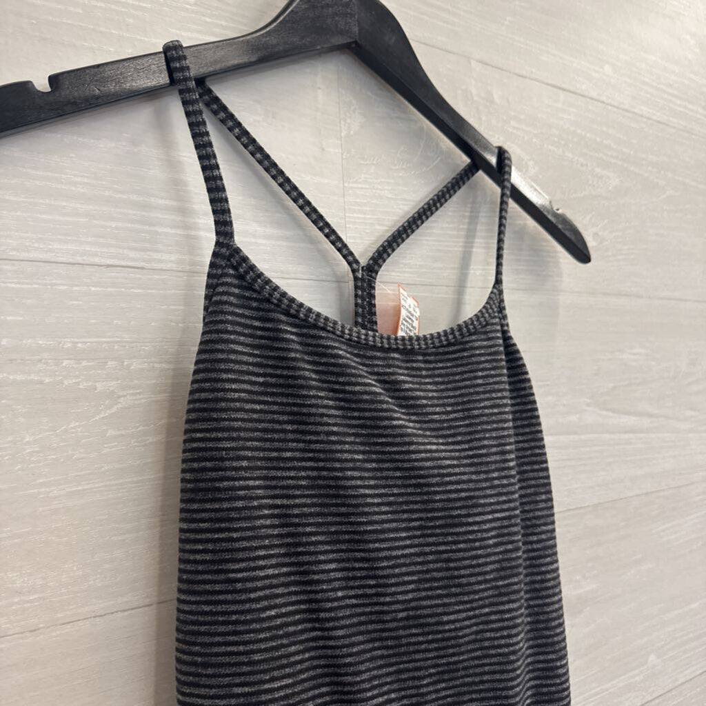 Lululemon Black/ Grey Striped Tank Top 6