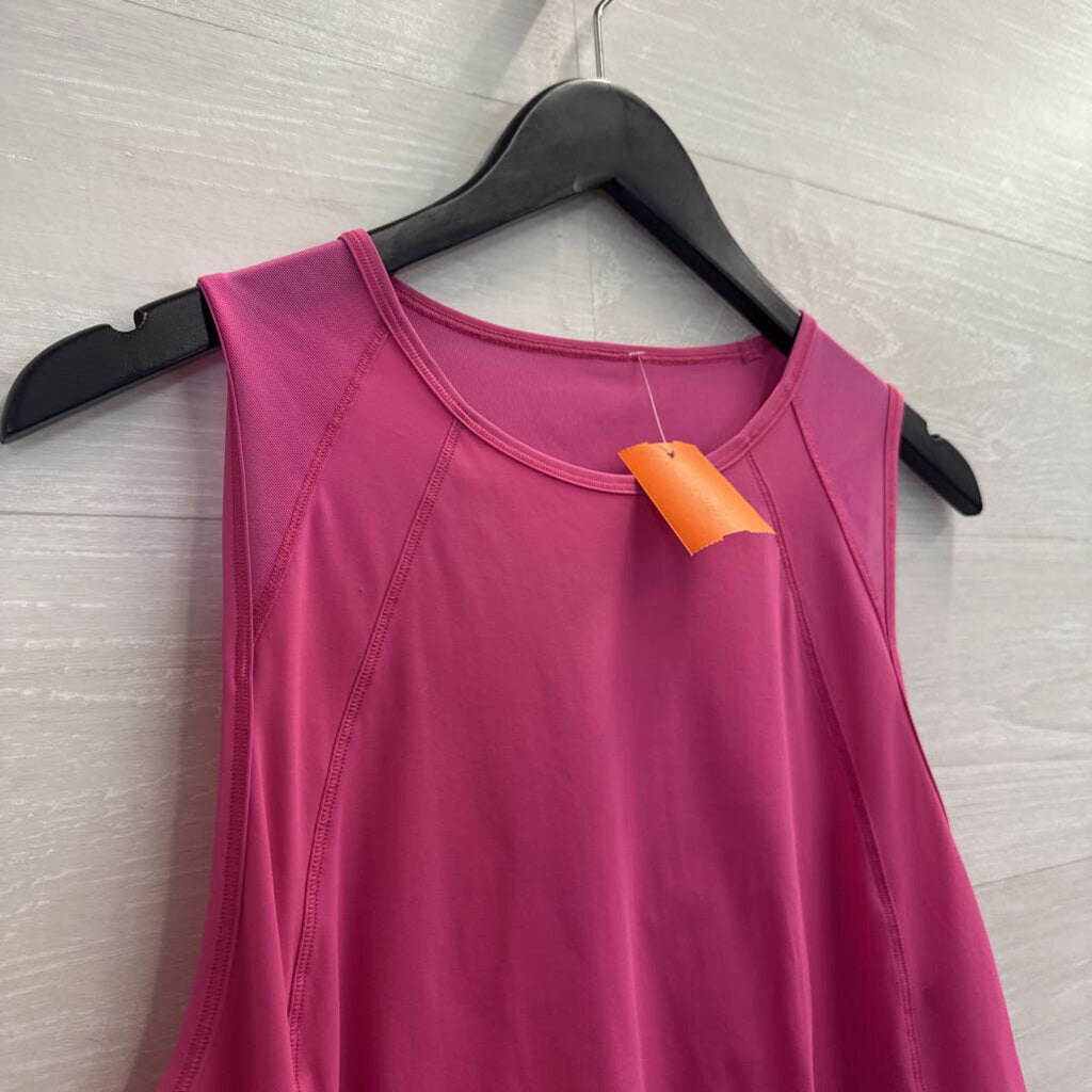Lululemon Pink Cropped Tank Top Medium