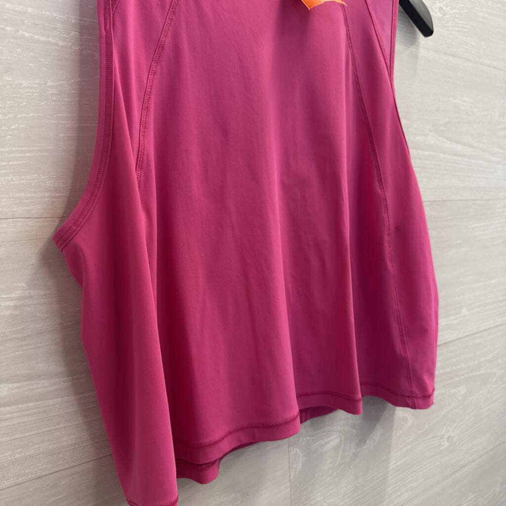 Lululemon Pink Cropped Tank Top Medium