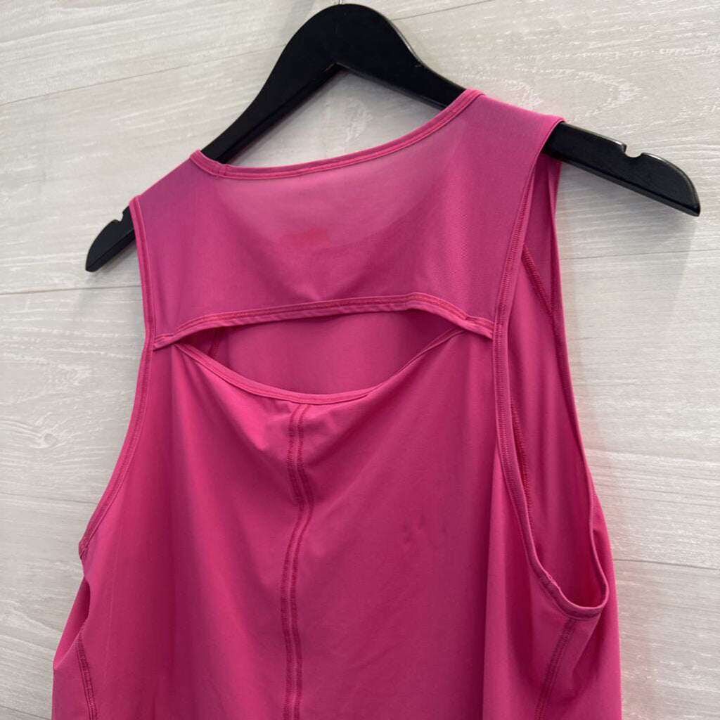 Lululemon Pink Cropped Tank Top Medium
