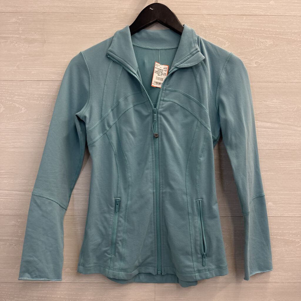 Lululemon Blue Zip Up Define Jacket 6