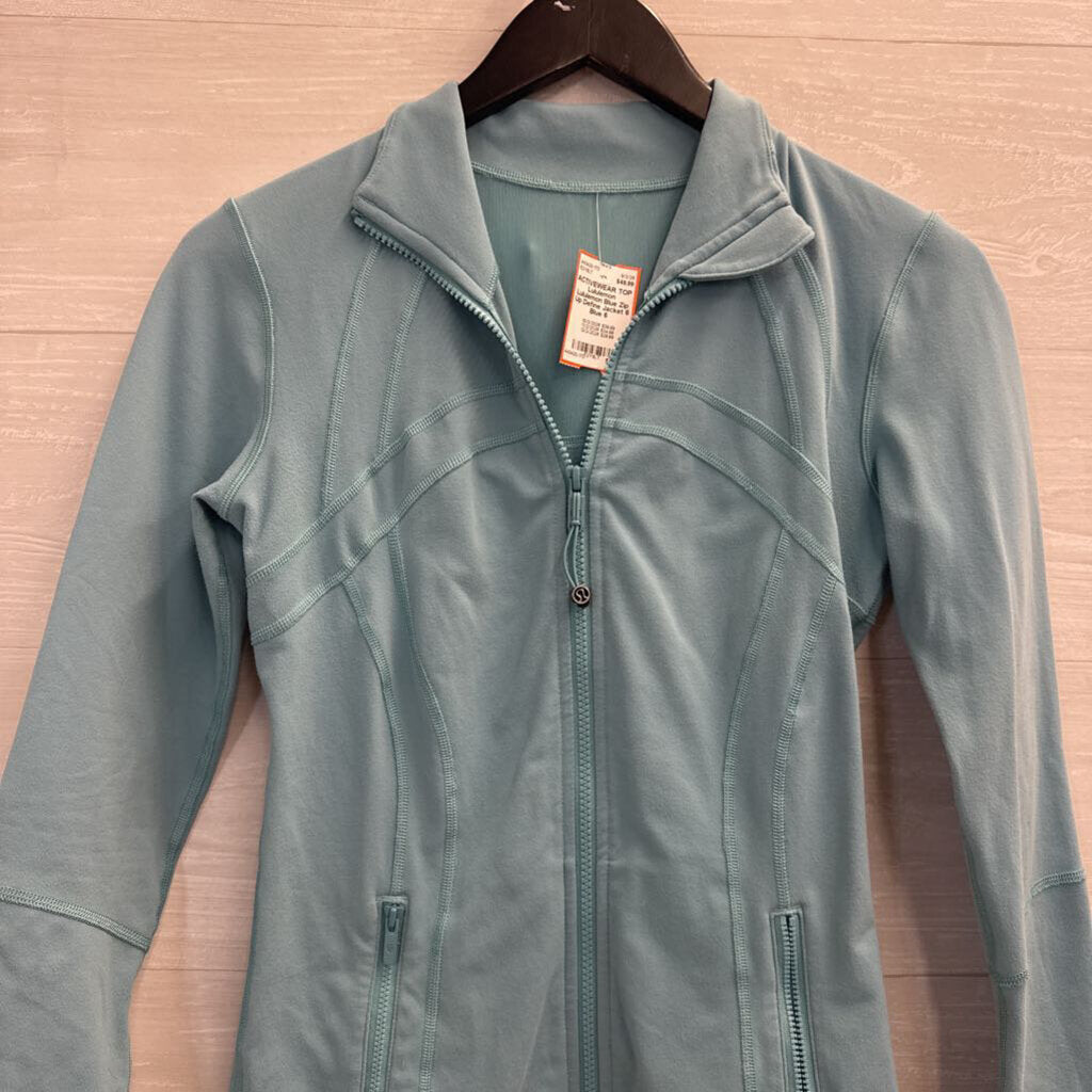 Lululemon Blue Zip Up Define Jacket 6