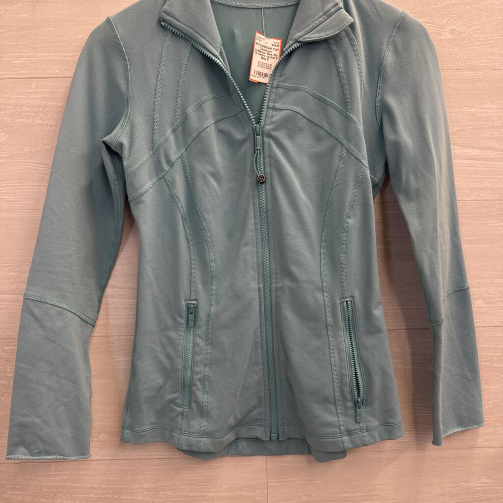 Lululemon Blue Zip Up Define Jacket 6
