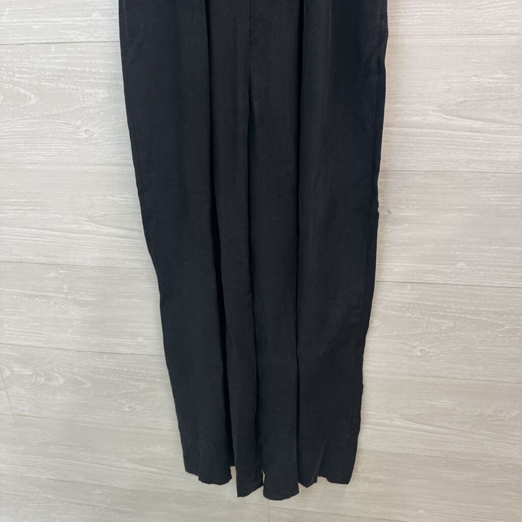 Madewell Black Pleated Top Wide Leg Jumpsuit 2