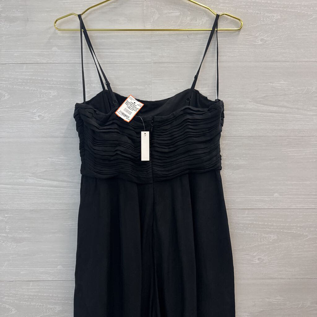 Madewell Black Pleated Top Wide Leg Jumpsuit 2