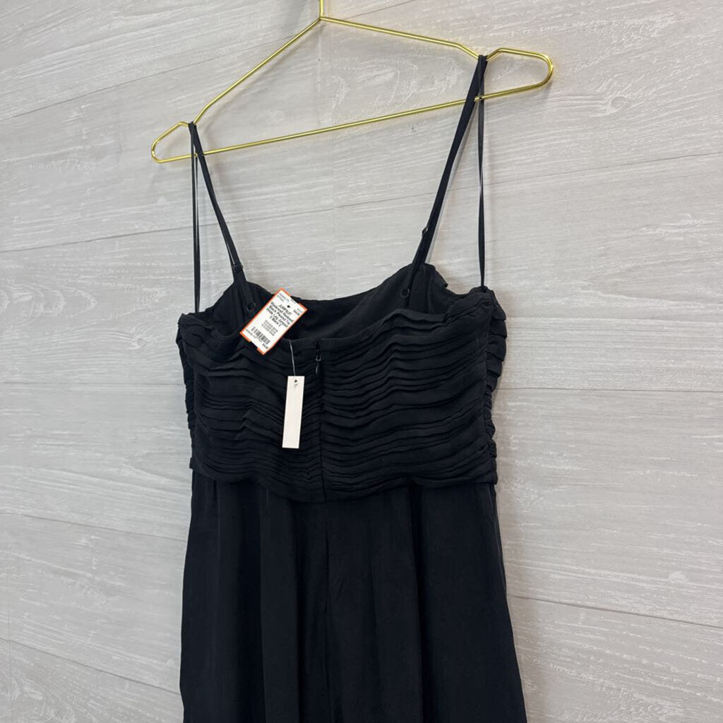 Madewell Black Pleated Top Wide Leg Jumpsuit 2