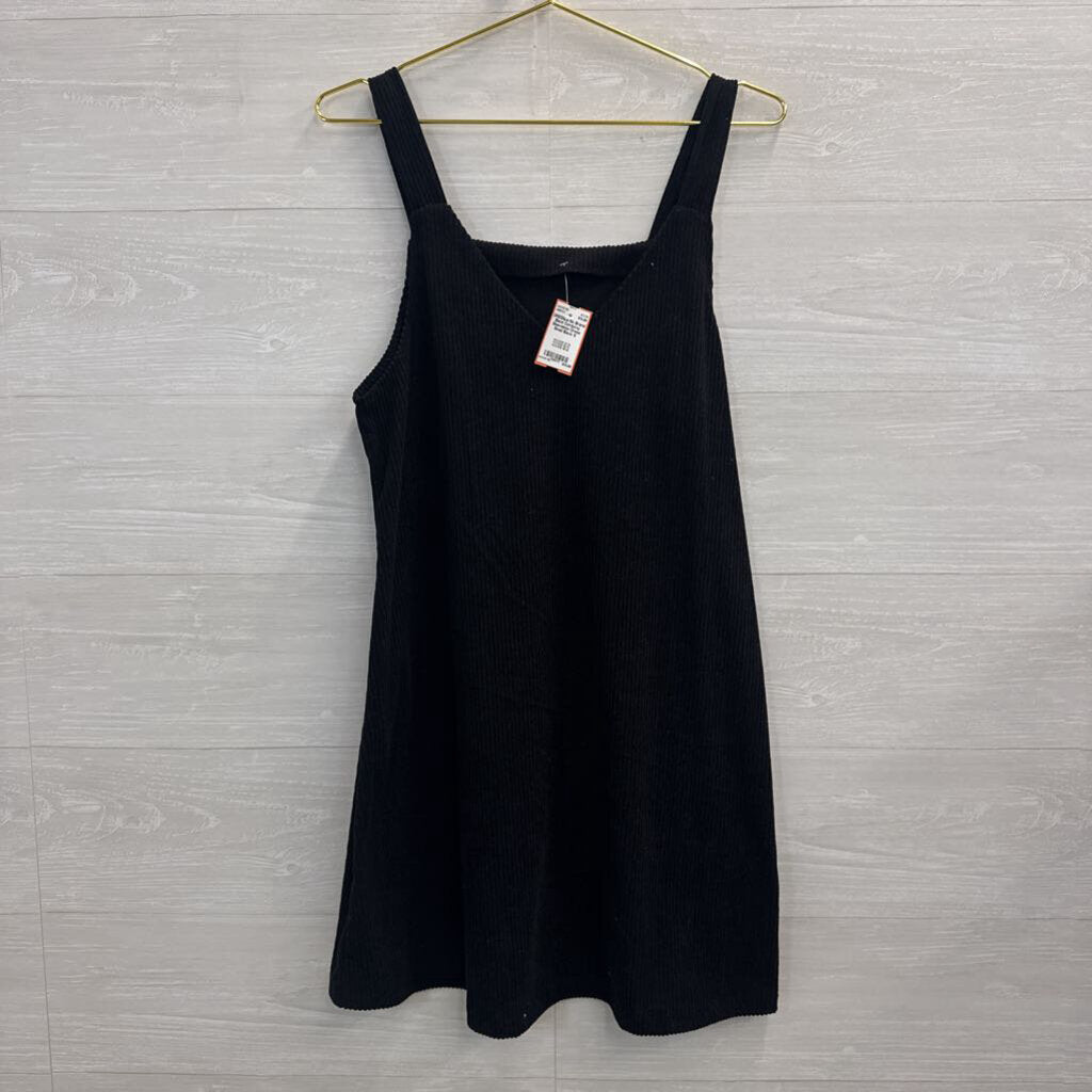 Black Corduroy Sleeveless Dress Small