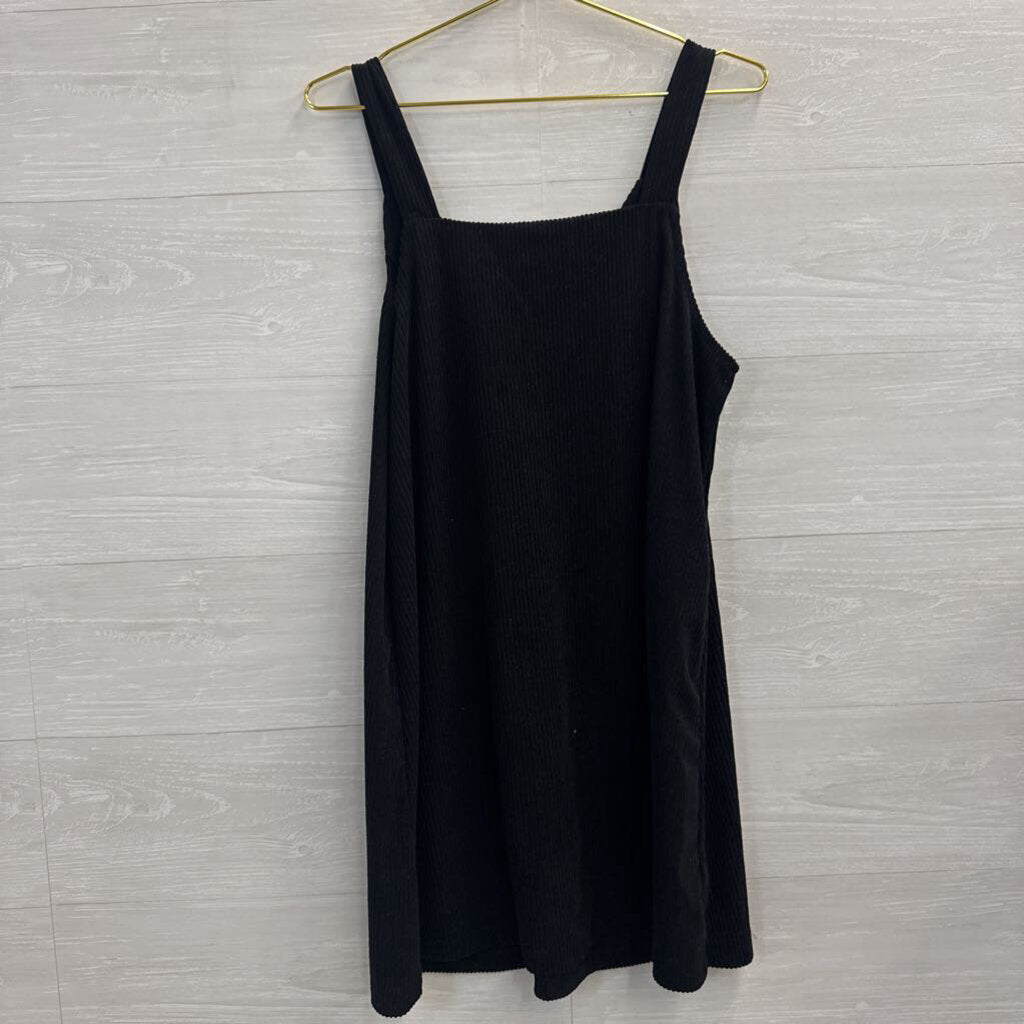 Black Corduroy Sleeveless Dress Small