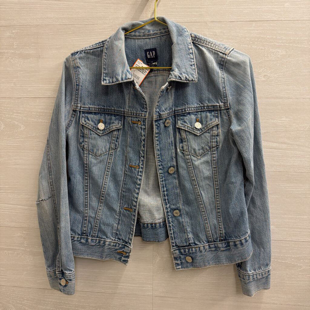 Gap Light Wash Denim Jacket Small