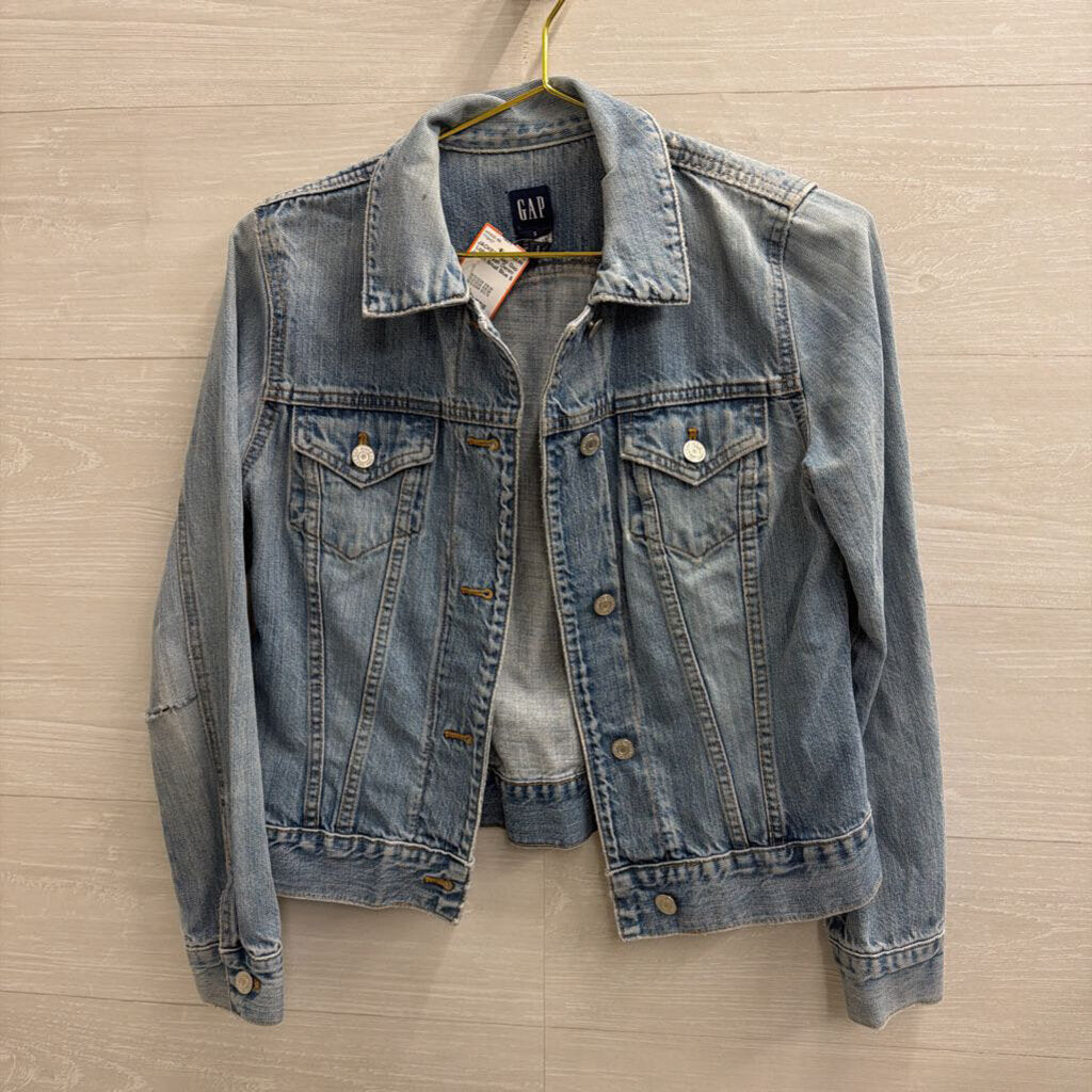 Gap Light Wash Denim Jacket Small