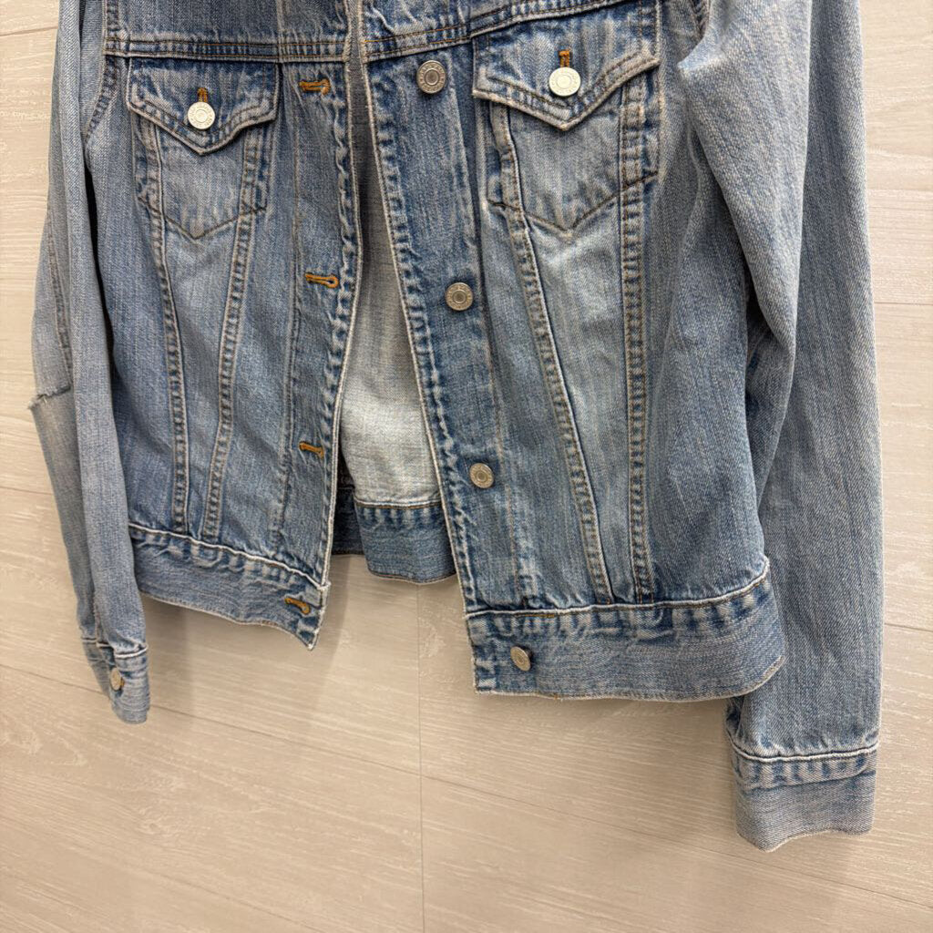 Gap Light Wash Denim Jacket Small