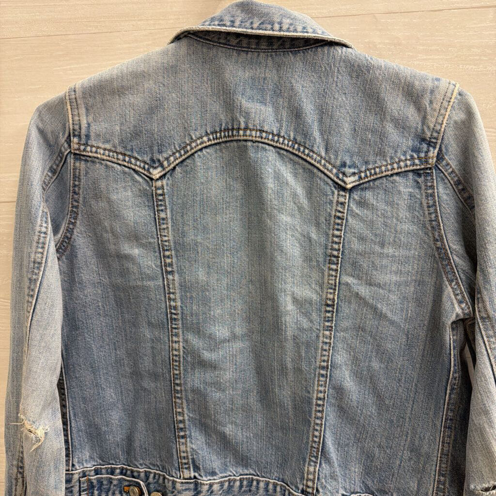Gap Light Wash Denim Jacket Small