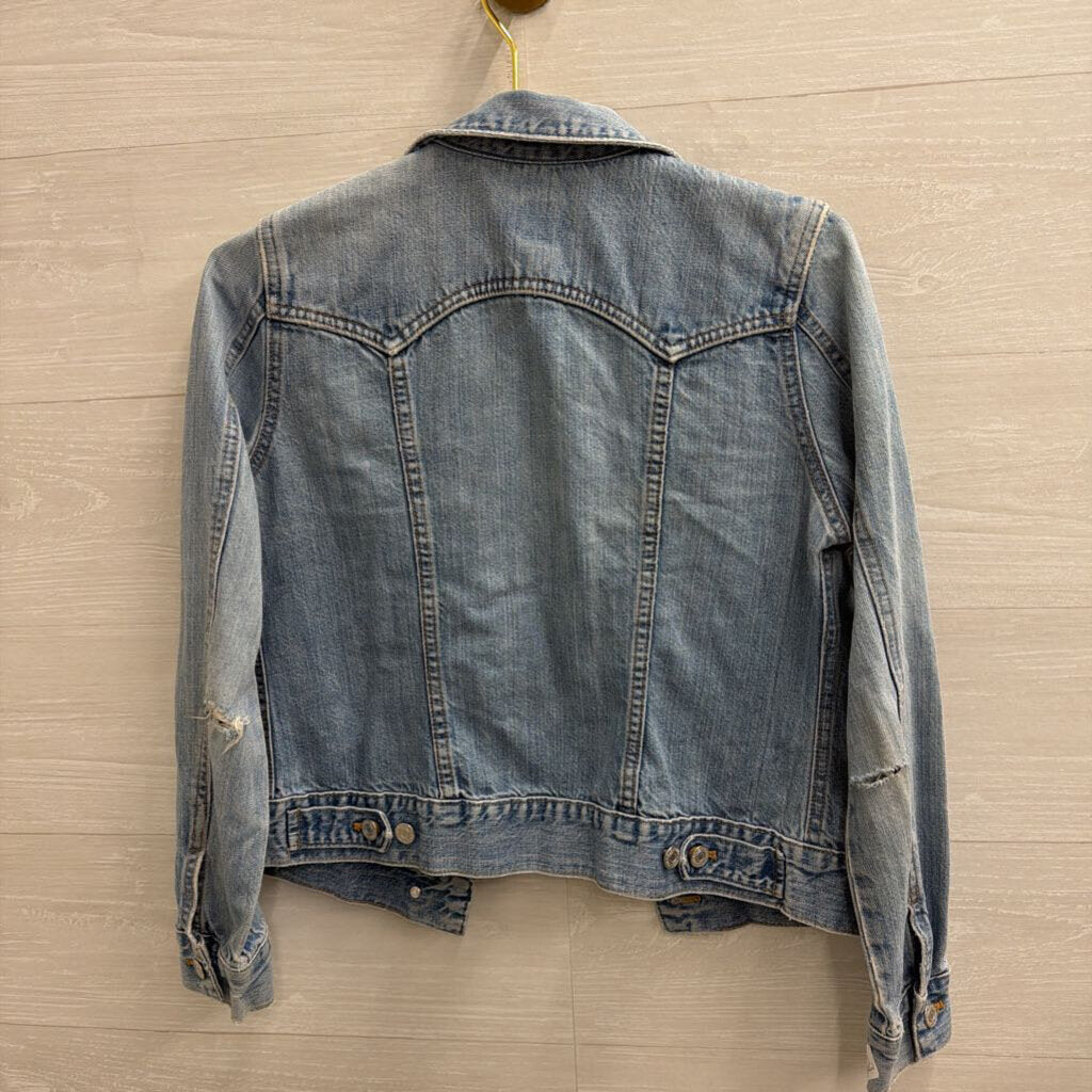 Gap Light Wash Denim Jacket Small