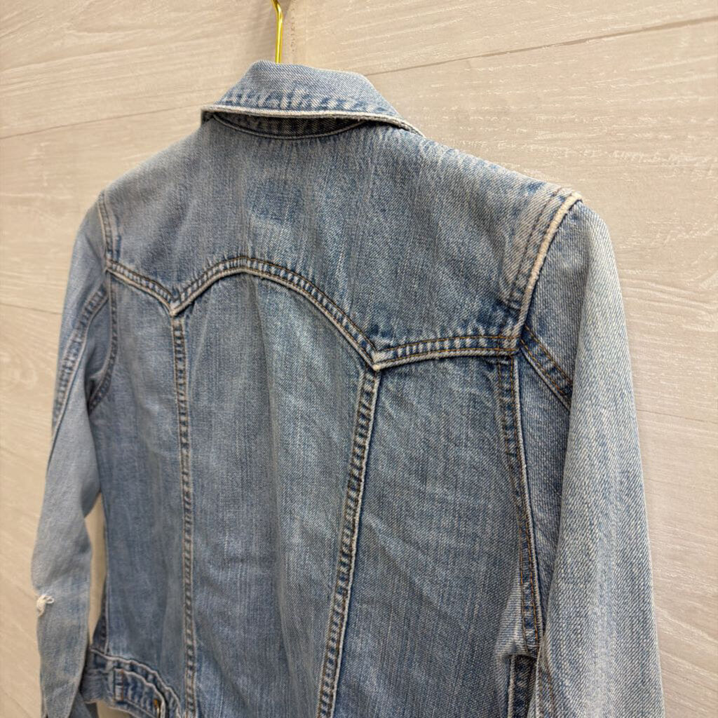 Gap Light Wash Denim Jacket Small