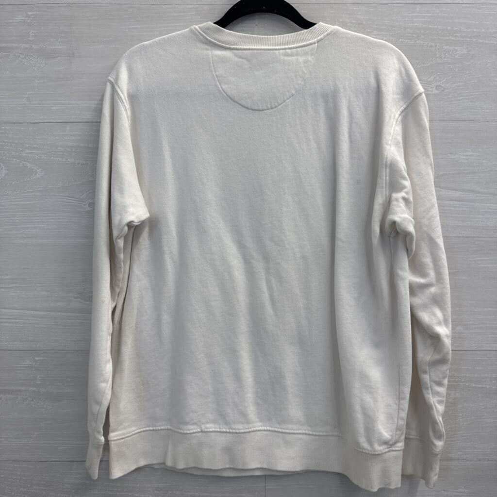 Varsity Spirit White Salem Cheerleader Crewneck Sweatshirt Small