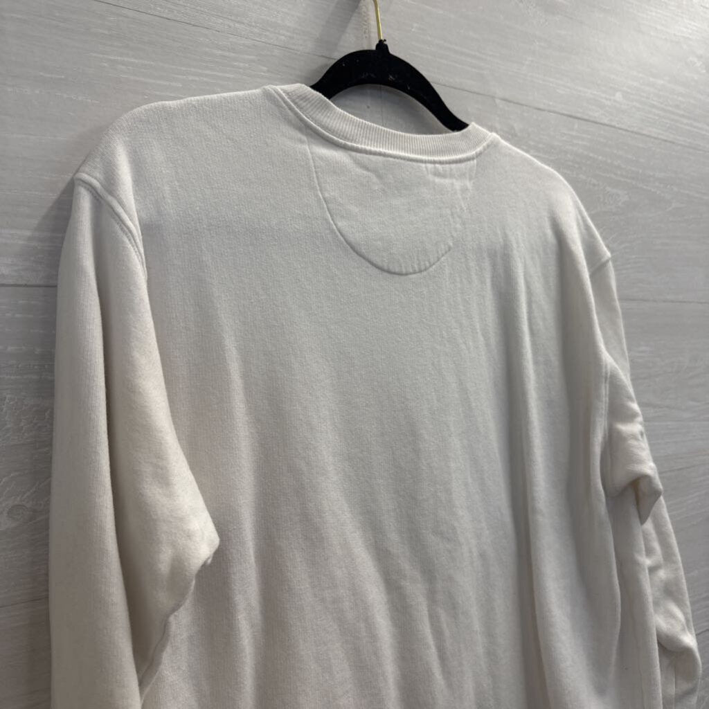 Varsity Spirit White Salem Cheerleader Crewneck Sweatshirt Small