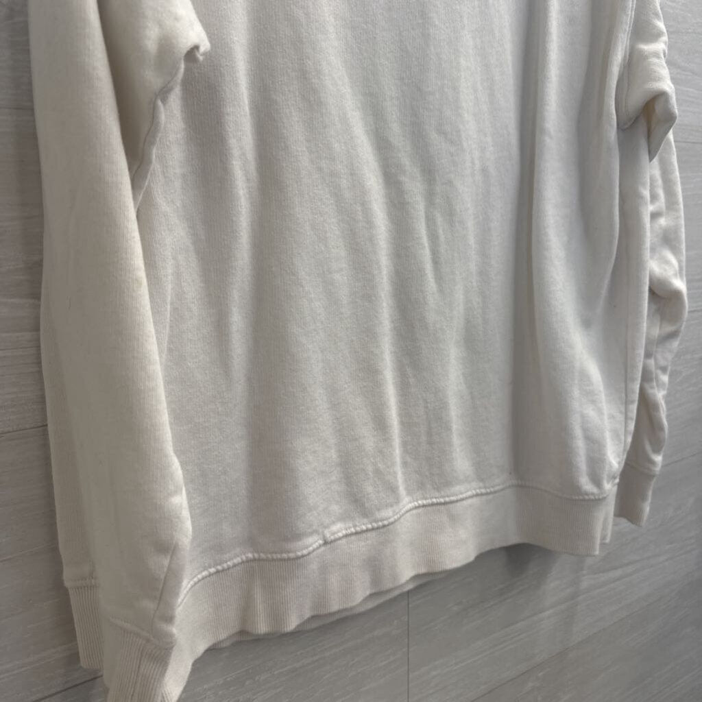 Varsity Spirit White Salem Cheerleader Crewneck Sweatshirt Small