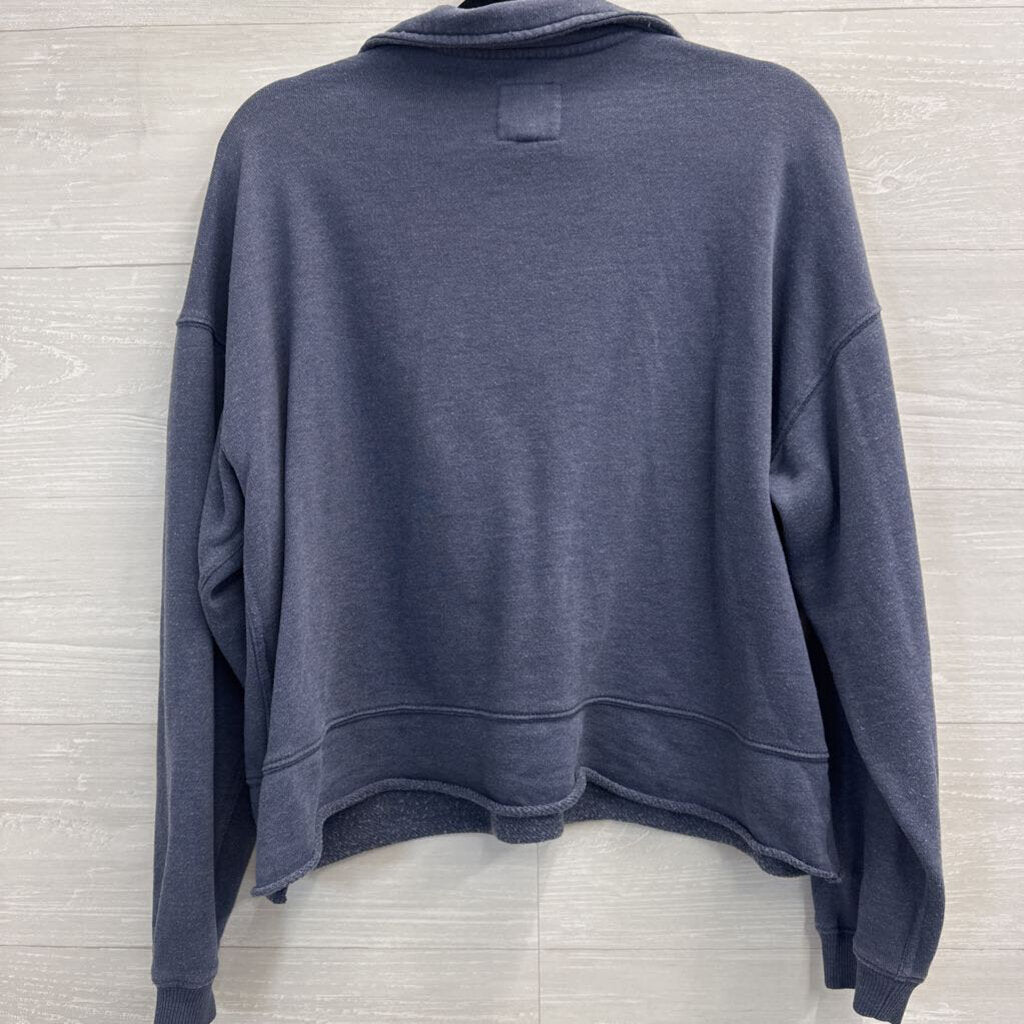 Aerie Blue Long Sleeve Pullover Small