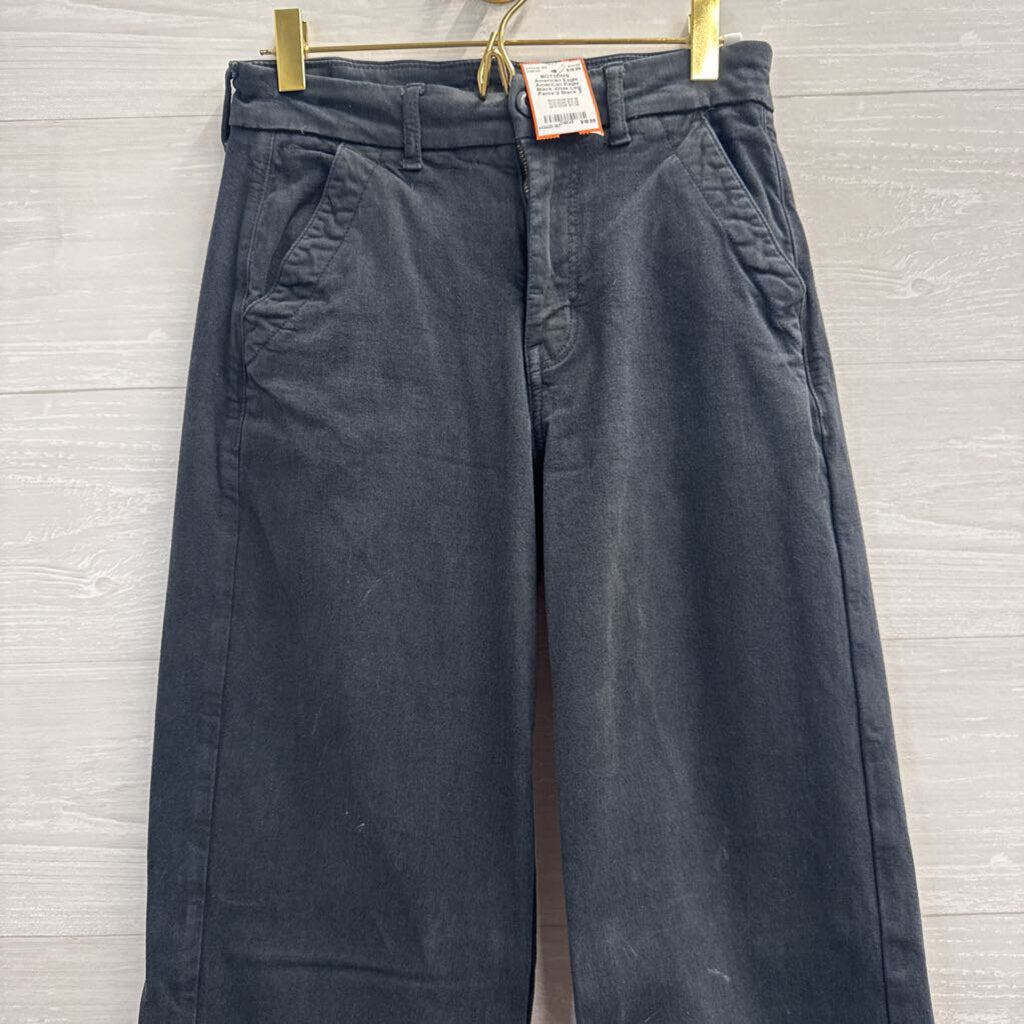 American Eagle Black Wide Leg Pants 2