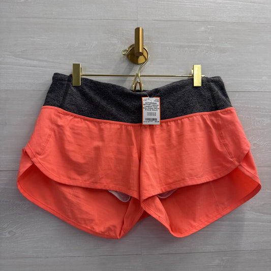 Lululemon Coral/ Grey Athletic Shorts 6