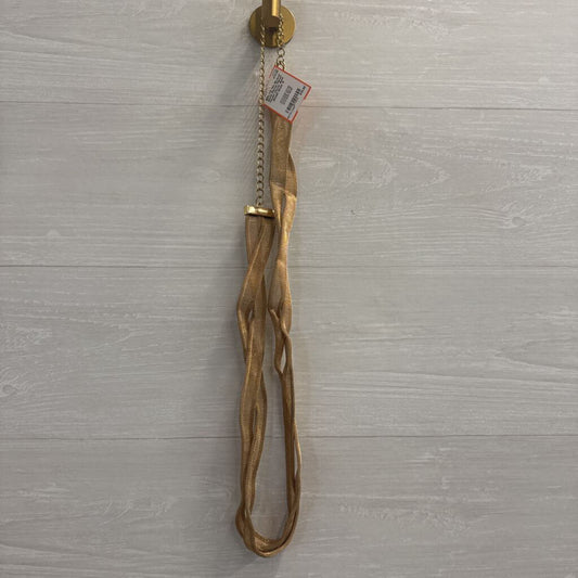 Gold Metal Mesh Chain Hook Belt Small