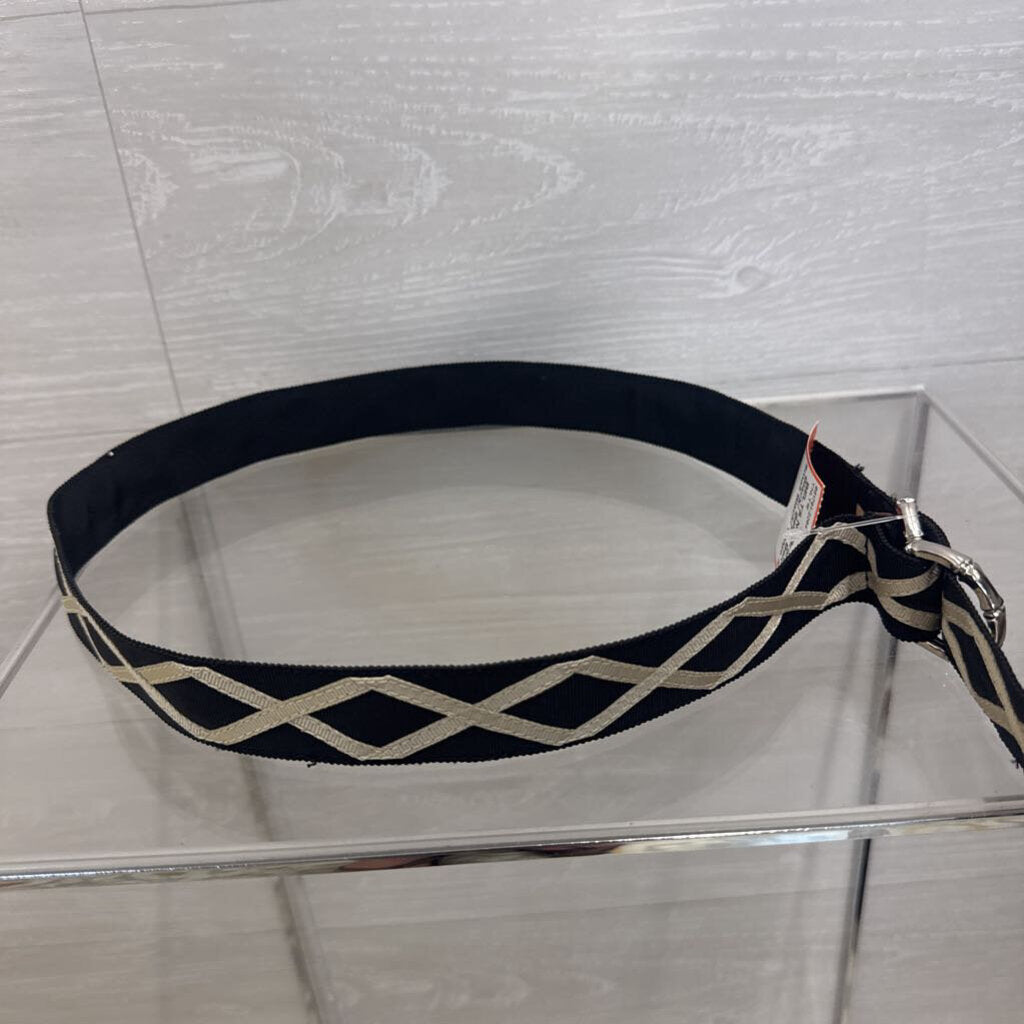 Black/ Beige Belt Small