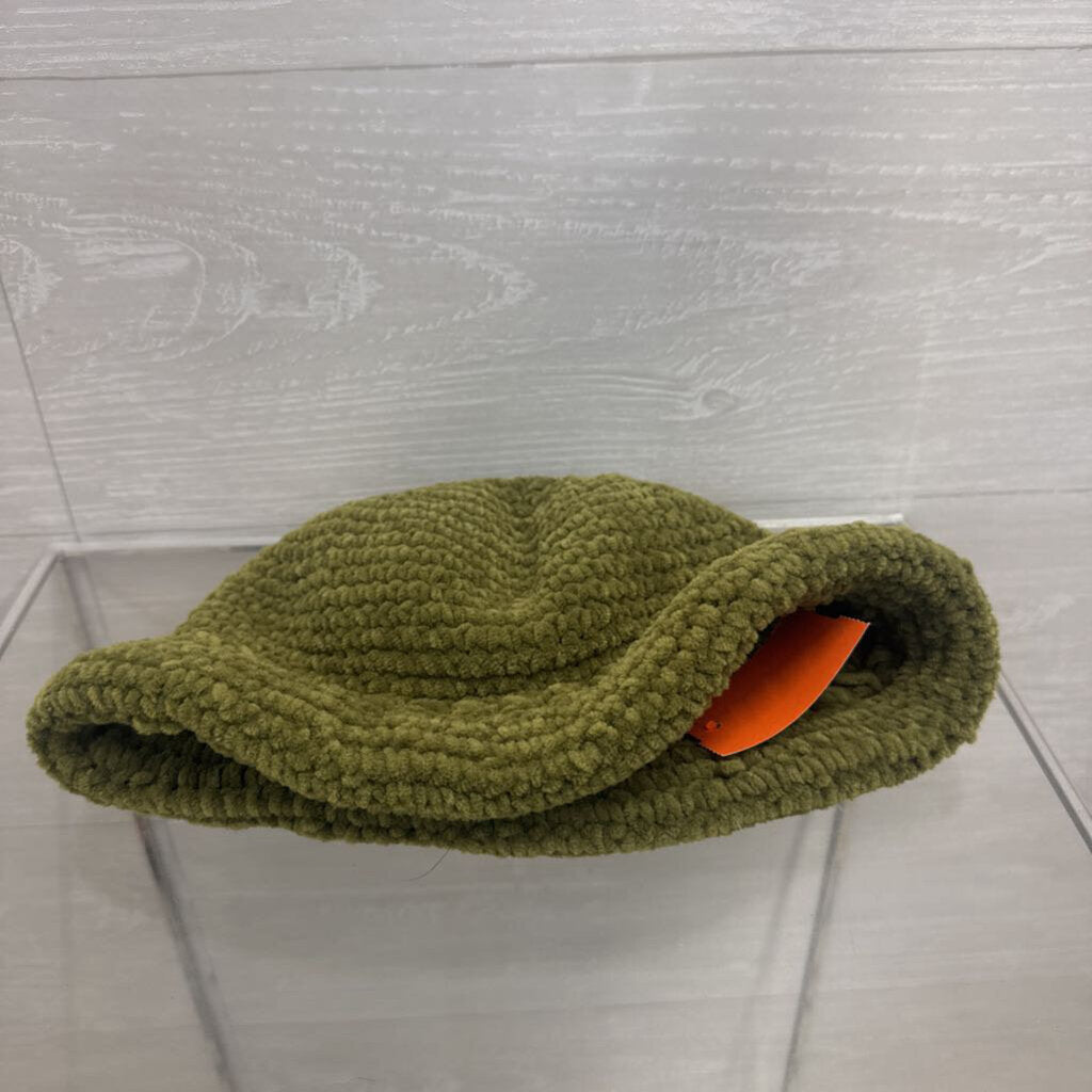Green Knit Hat One Size