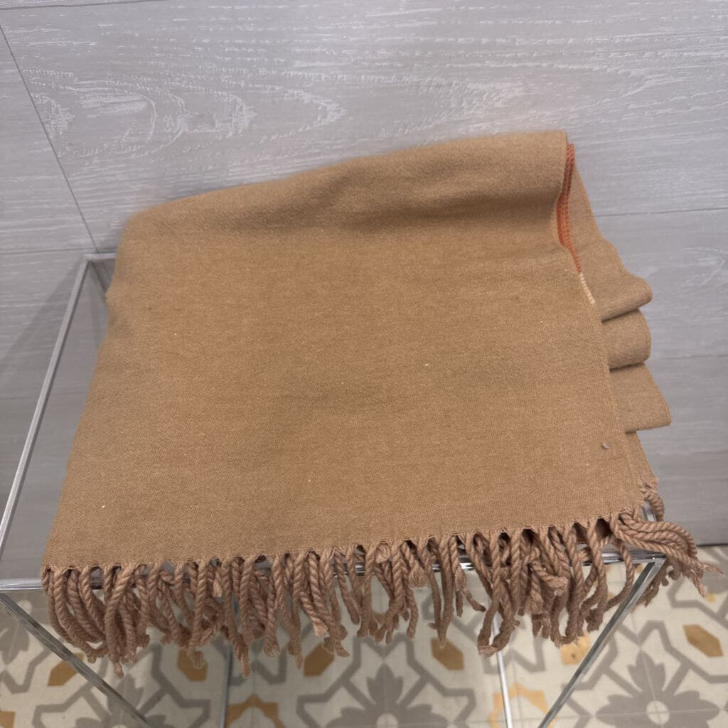 Orange/ Brown Knit Scarf