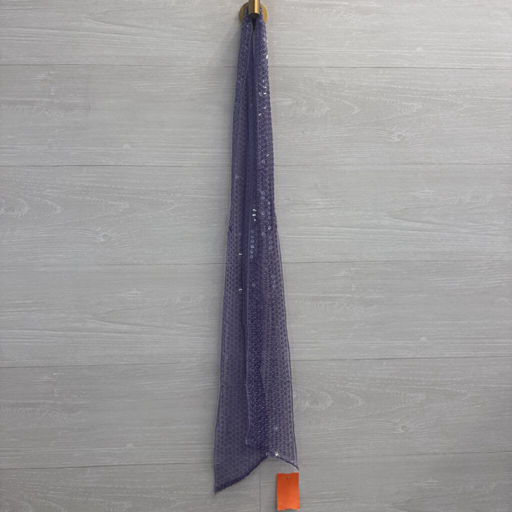 Purple Sequin Scarf