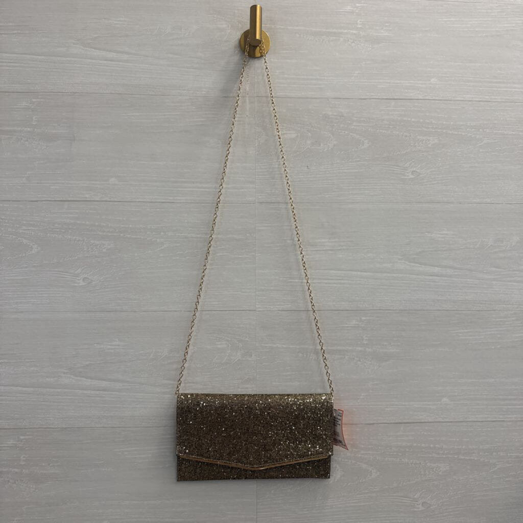 Gold Shimmer Crossbody Purse
