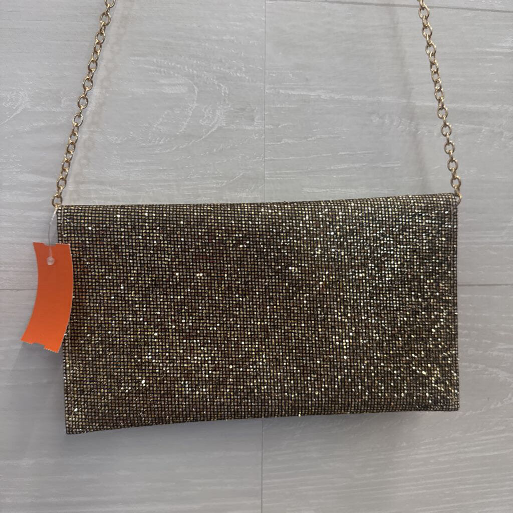 Gold Shimmer Crossbody Purse