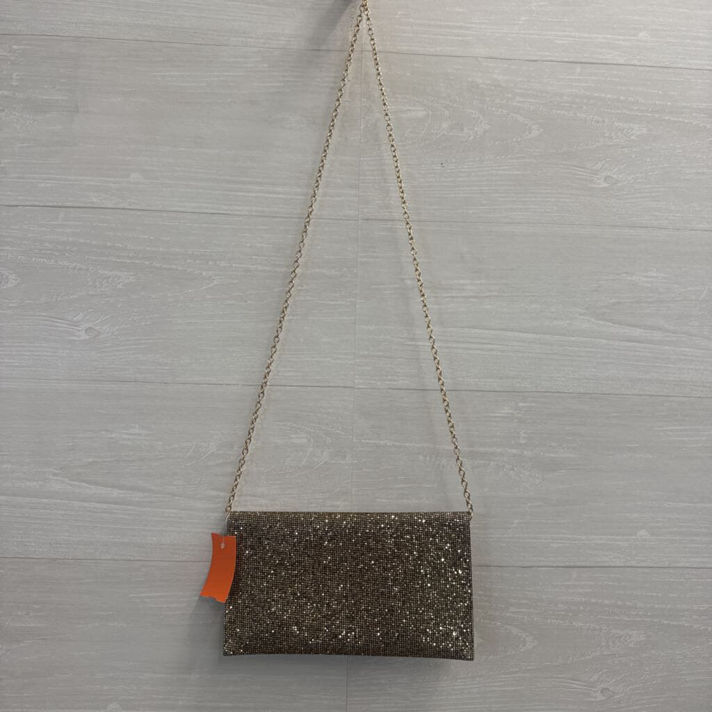 Gold Shimmer Crossbody Purse