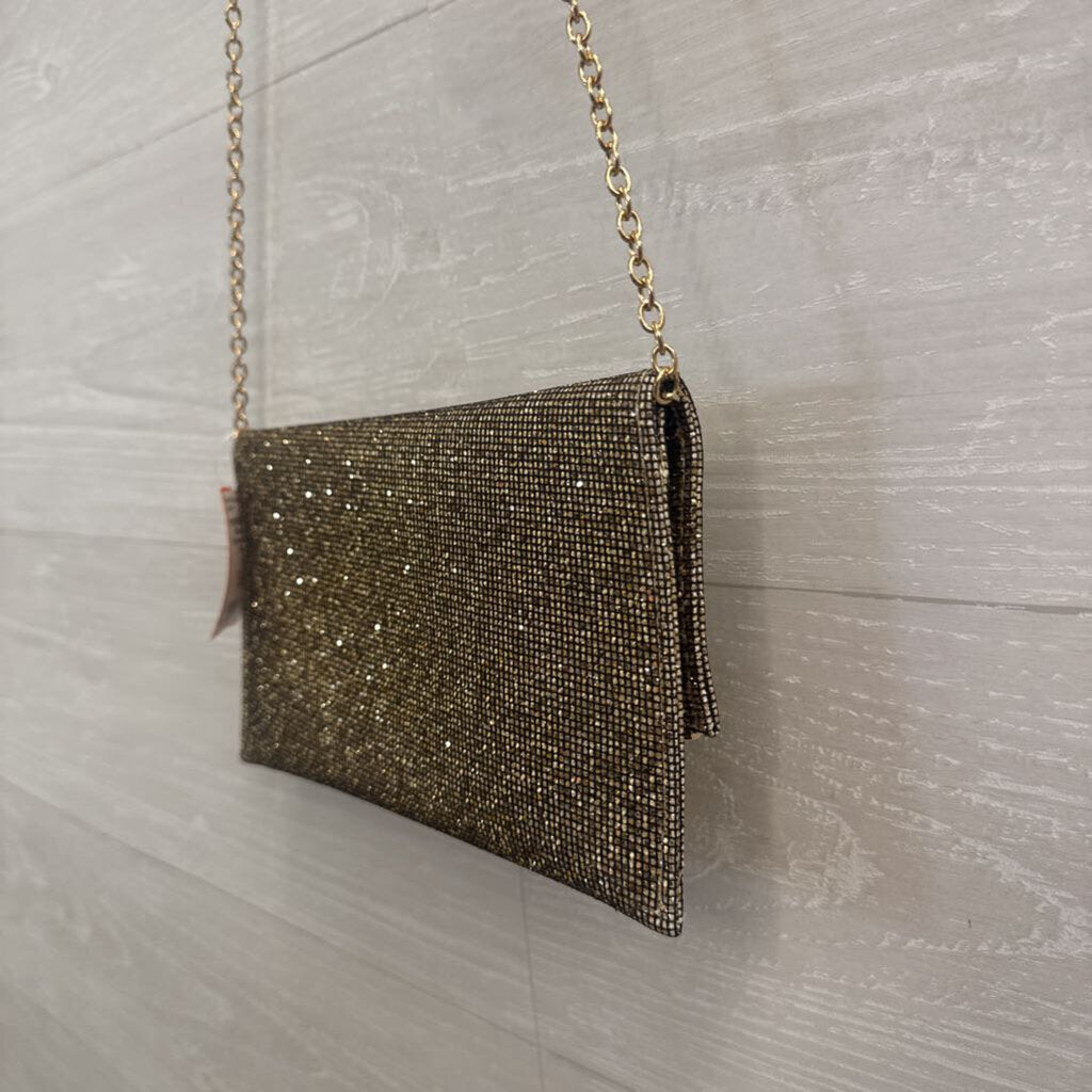 Gold Shimmer Crossbody Purse