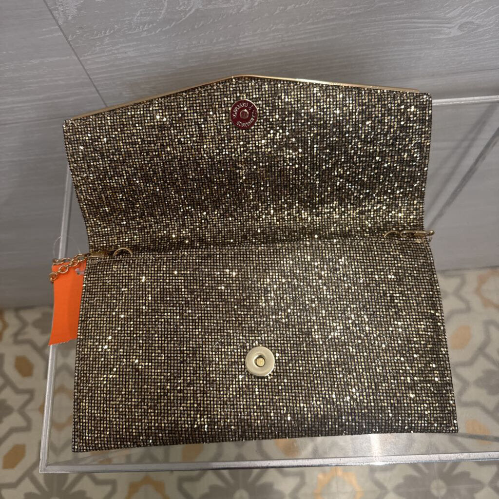 Gold Shimmer Crossbody Purse