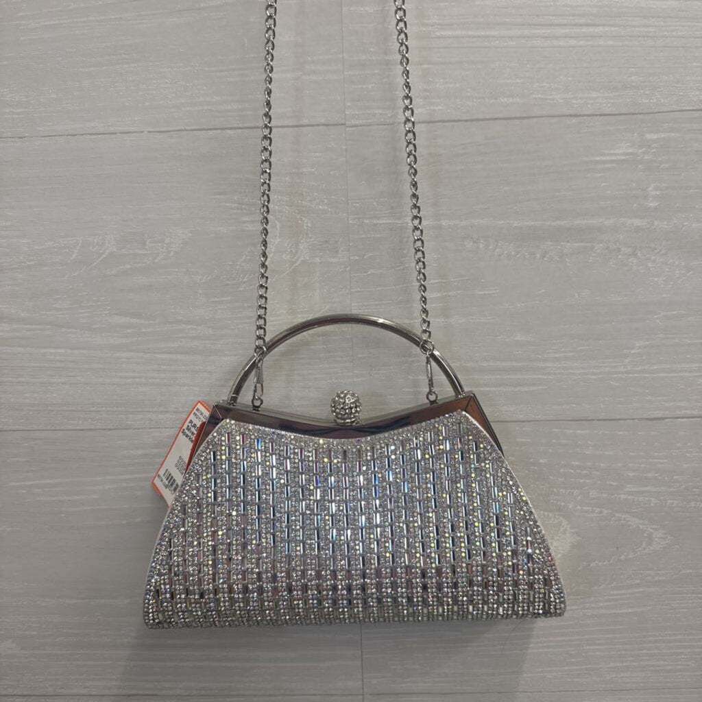 Silver/ Rhinestone Sparkle Purse