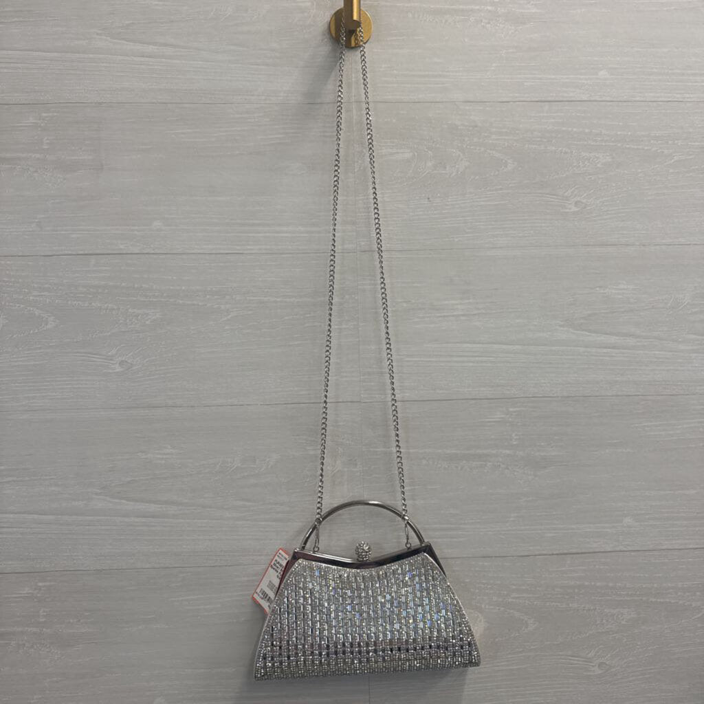 Silver/ Rhinestone Sparkle Purse