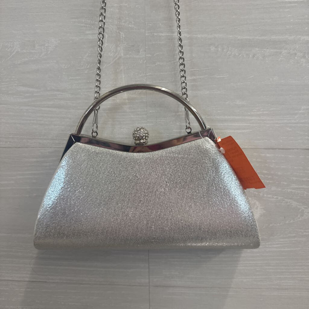 Silver/ Rhinestone Sparkle Purse