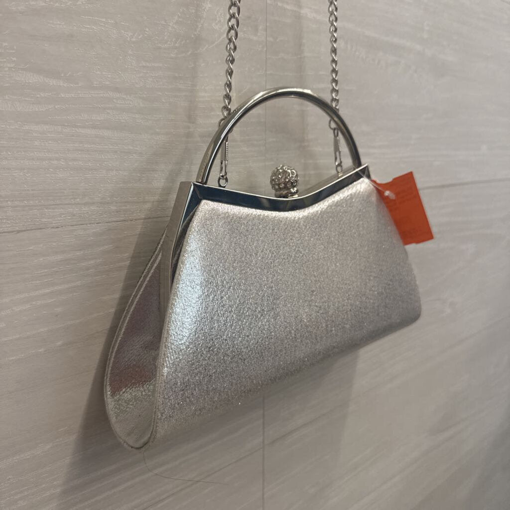 Silver/ Rhinestone Sparkle Purse