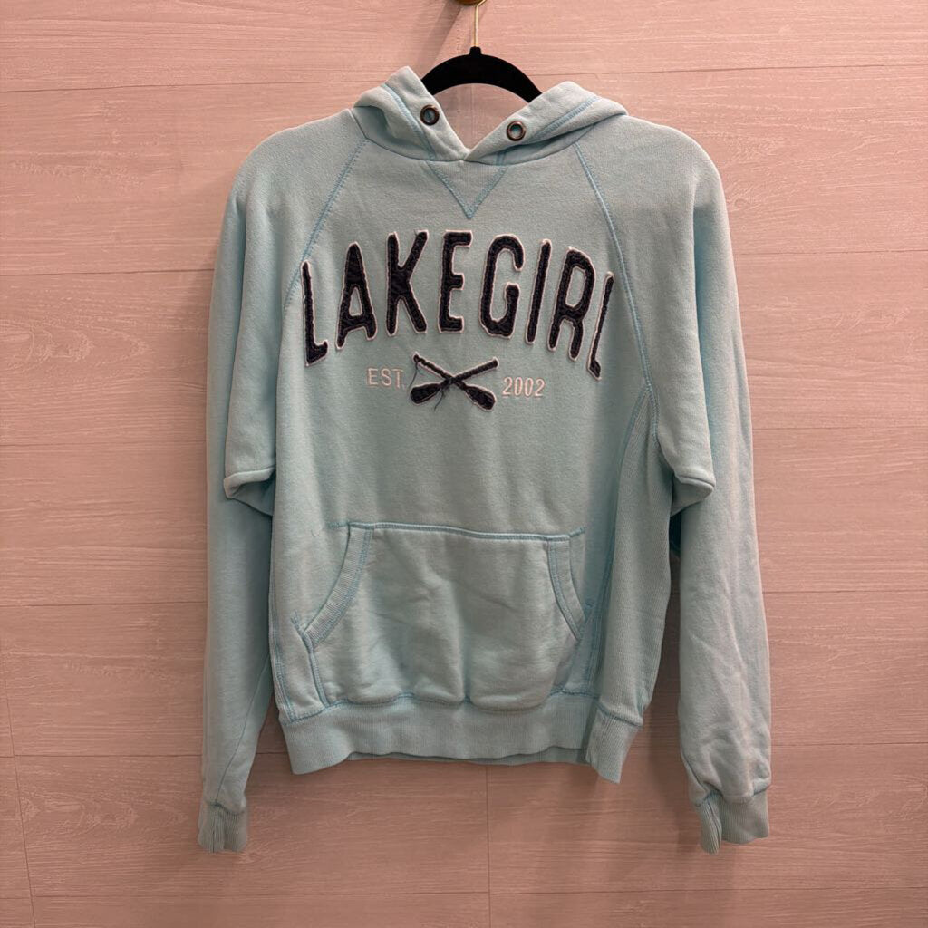 Blue 84 Blue Lake Girl Hoodie Small